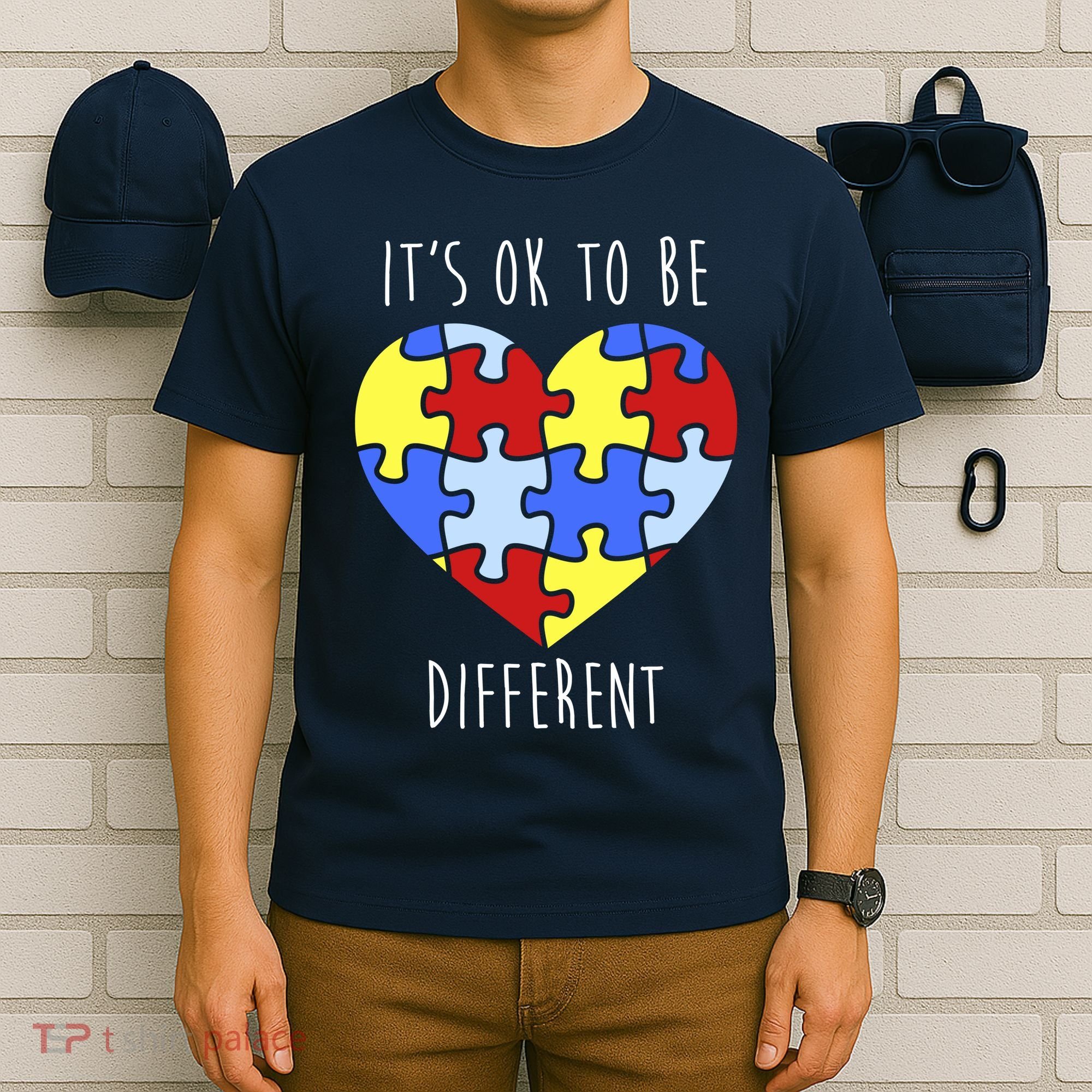 Its Ok To Be Different Autism Awareness T-Shirt