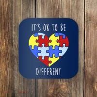 Its Ok To Be Different Autism Awareness Coaster thumb 0