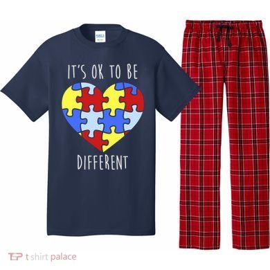 Its Ok To Be Different Autism Awareness Pajama Set