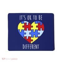 Its Ok To Be Different Autism Awareness Mousepad thumb 0