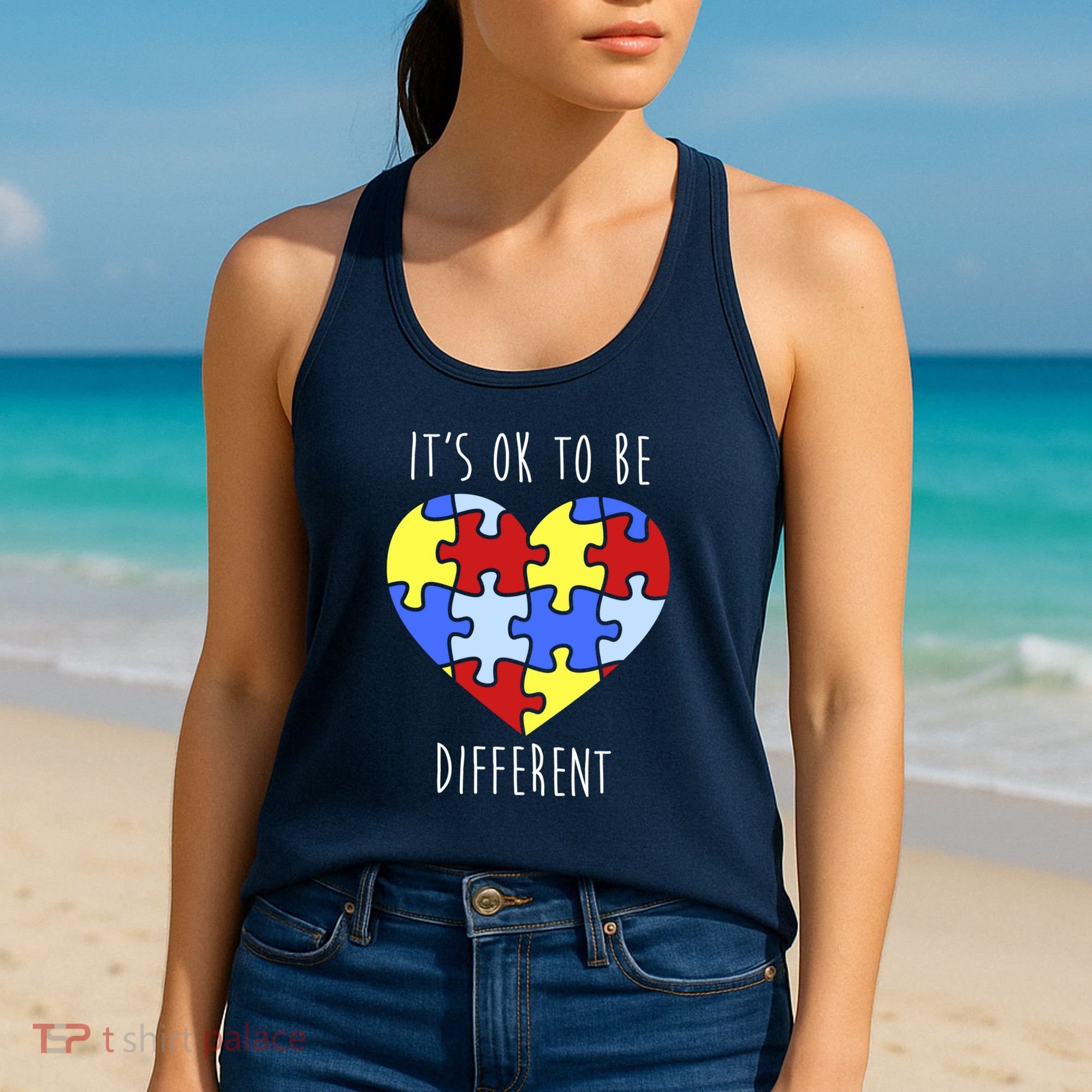 Its Ok To Be Different Autism Awareness Women's Tank Top