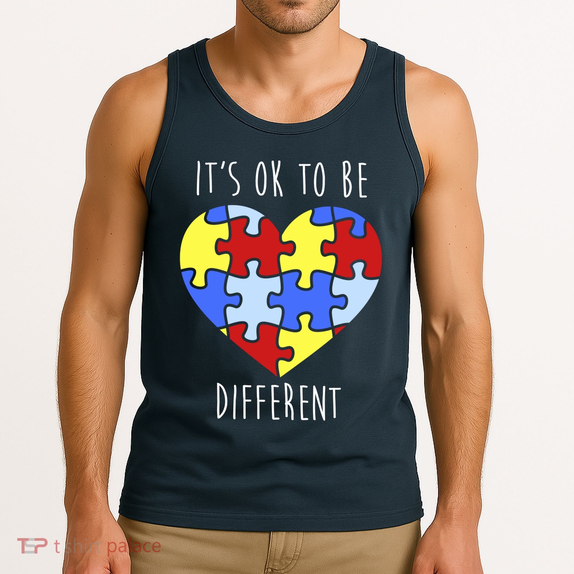 Its Ok To Be Different Autism Awareness Tank Top