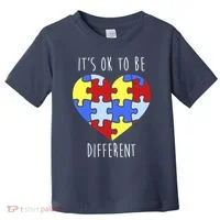 Its Ok To Be Different Autism Awareness Toddler T-Shirt thumb 0