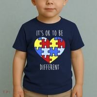 Its Ok To Be Different Autism Awareness Toddler T-Shirt thumb 2