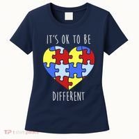 Its Ok To Be Different Autism Awareness Women's T-Shirt thumb 0
