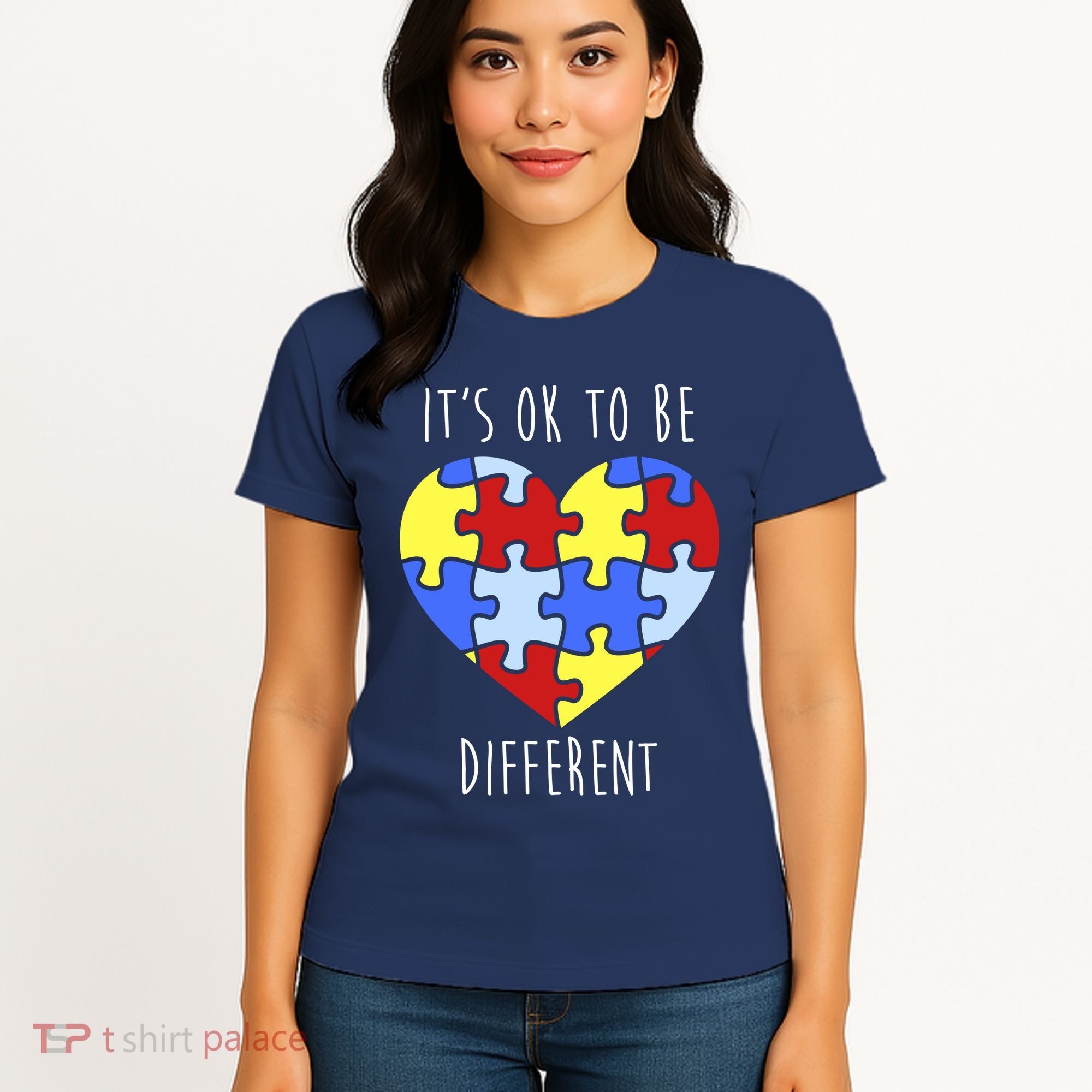 Its Ok To Be Different Autism Awareness Women's T-Shirt