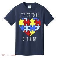 Its Ok To Be Different Autism Awareness Kids T-Shirt thumb 0