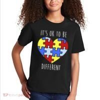 Its Ok To Be Different Autism Awareness Kids T-Shirt thumb 2