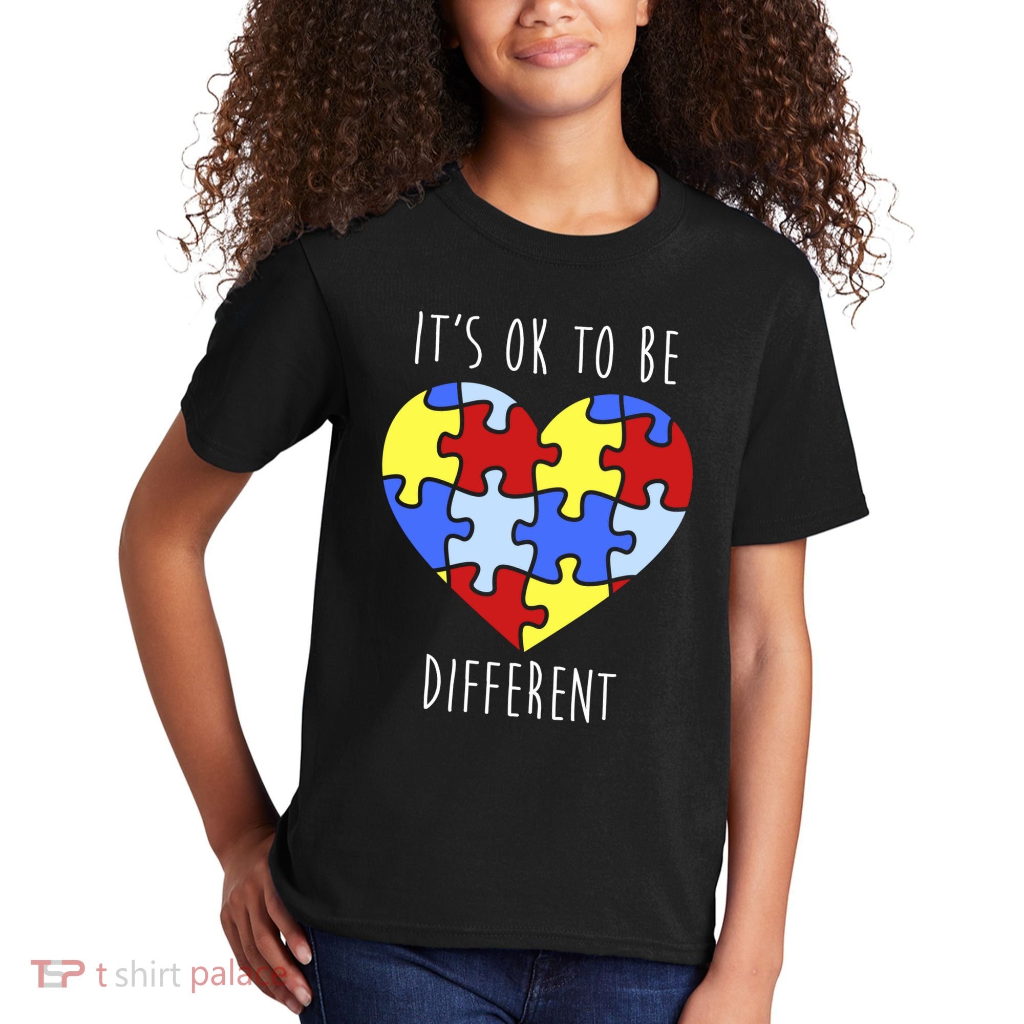 Its Ok To Be Different Autism Awareness Kids T-Shirt