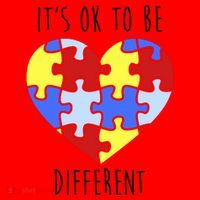 Its Ok To Be Different Autism Awareness Santa Hat thumb 1