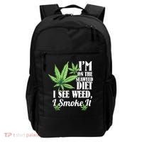 I'm On The Seaweed Diet I See Weed I Smoke Backpack thumb 0