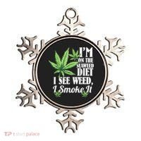 I'm On The Seaweed Diet I See Weed I Smoke Ornament thumb 0