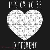 It's Ok To Be Different Autism Awareness Puzzle Heart Women's Hoodie thumb 2