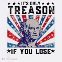 ItS Only Treason If You Lose Funny 4th Of July Women's Hoodie thumb 2
