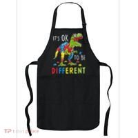 Its Ok to Be Different Autism Dinosaur Apron thumb 0