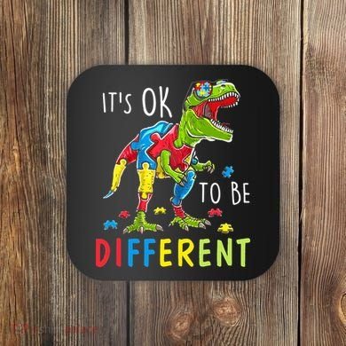 Its Ok to Be Different Autism Dinosaur Coaster