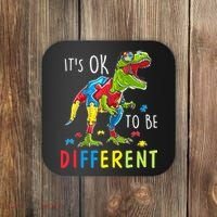 Its Ok to Be Different Autism Dinosaur Coaster thumb 0