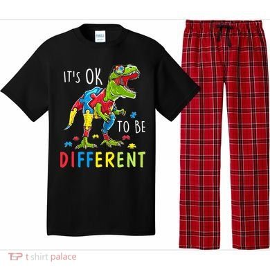 Its Ok to Be Different Autism Dinosaur Pajama Set