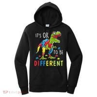 Its Ok to Be Different Autism Dinosaur Women's Hoodie thumb 0