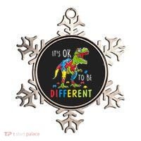 Its Ok to Be Different Autism Dinosaur Ornament thumb 0
