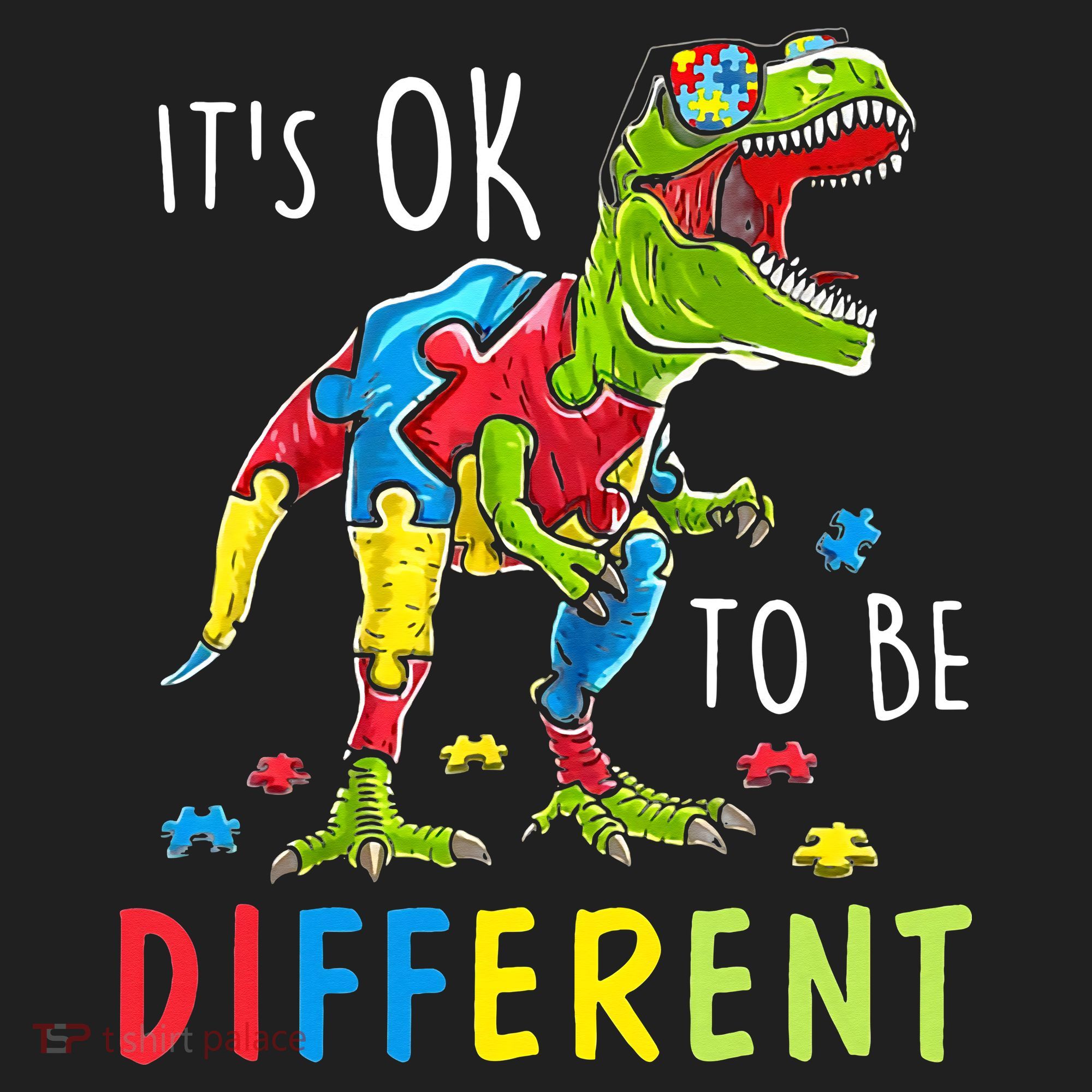 Its Ok to Be Different Autism Dinosaur Hat