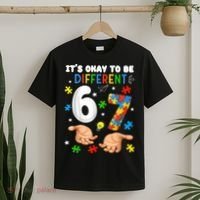 It's Okay To Be Different Six Seven Autism Awareness 6-7 T-Shirt thumb 2