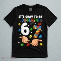 It's Okay To Be Different Six Seven Autism Awareness 6-7 T-Shirt thumb 5