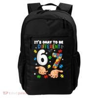 It's Okay To Be Different Six Seven Autism Awareness 6-7 Backpack thumb 0