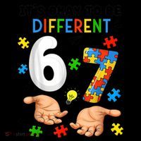It's Okay To Be Different Six Seven Autism Awareness 6-7 Coffee Mug thumb 5