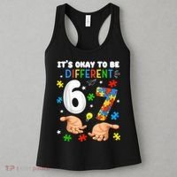 It's Okay To Be Different Six Seven Autism Awareness 6-7 Women's Tank Top thumb 3