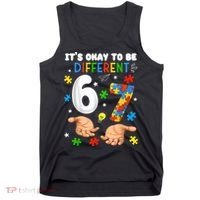 It's Okay To Be Different Six Seven Autism Awareness 6-7 Tank Top thumb 0