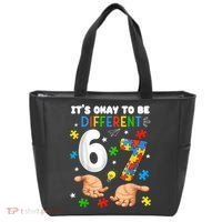It's Okay To Be Different Six Seven Autism Awareness 6-7 Tote Bag thumb 0