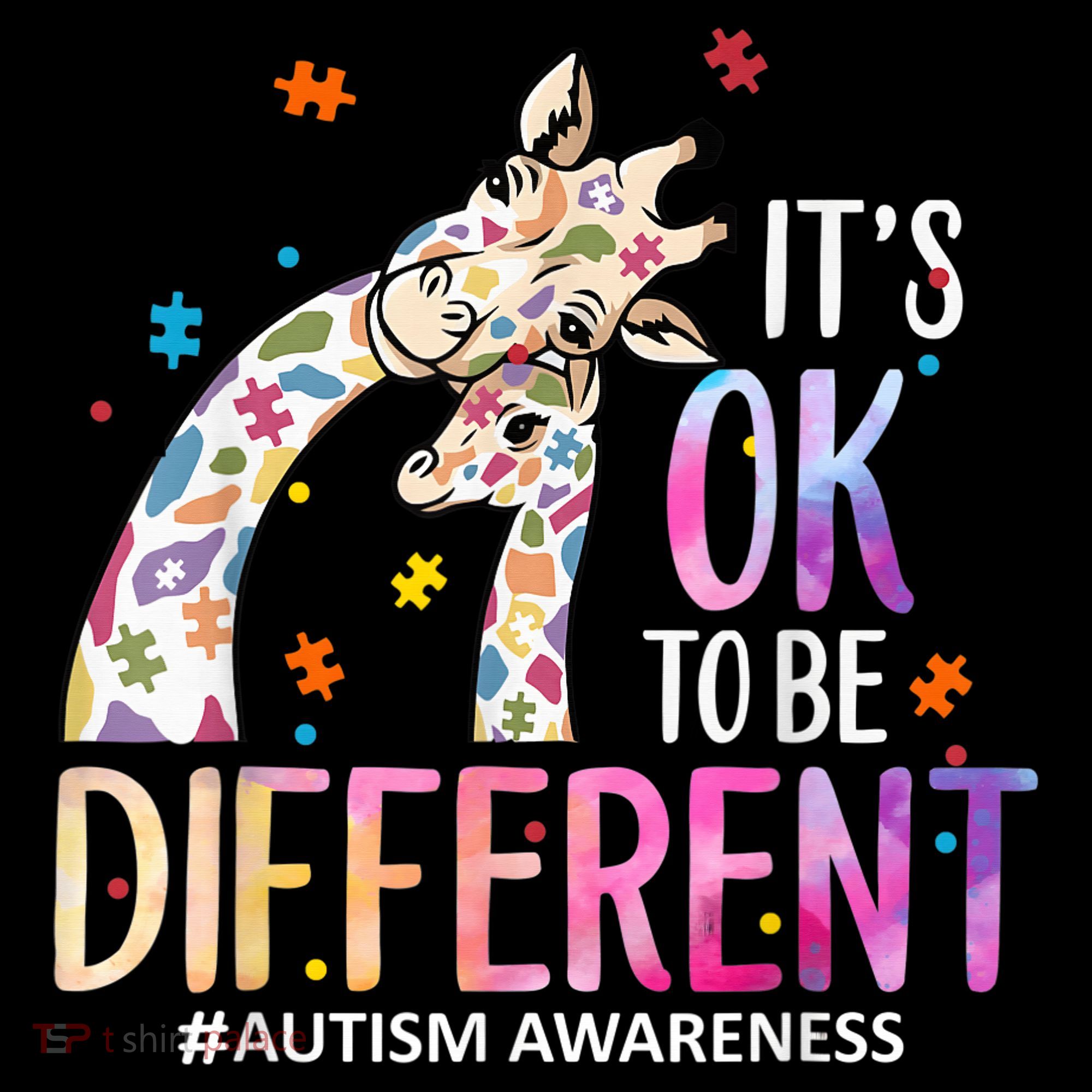 Its Ok To Be Different Autism Awareness Acceptance Be Kind Women's Hoodie