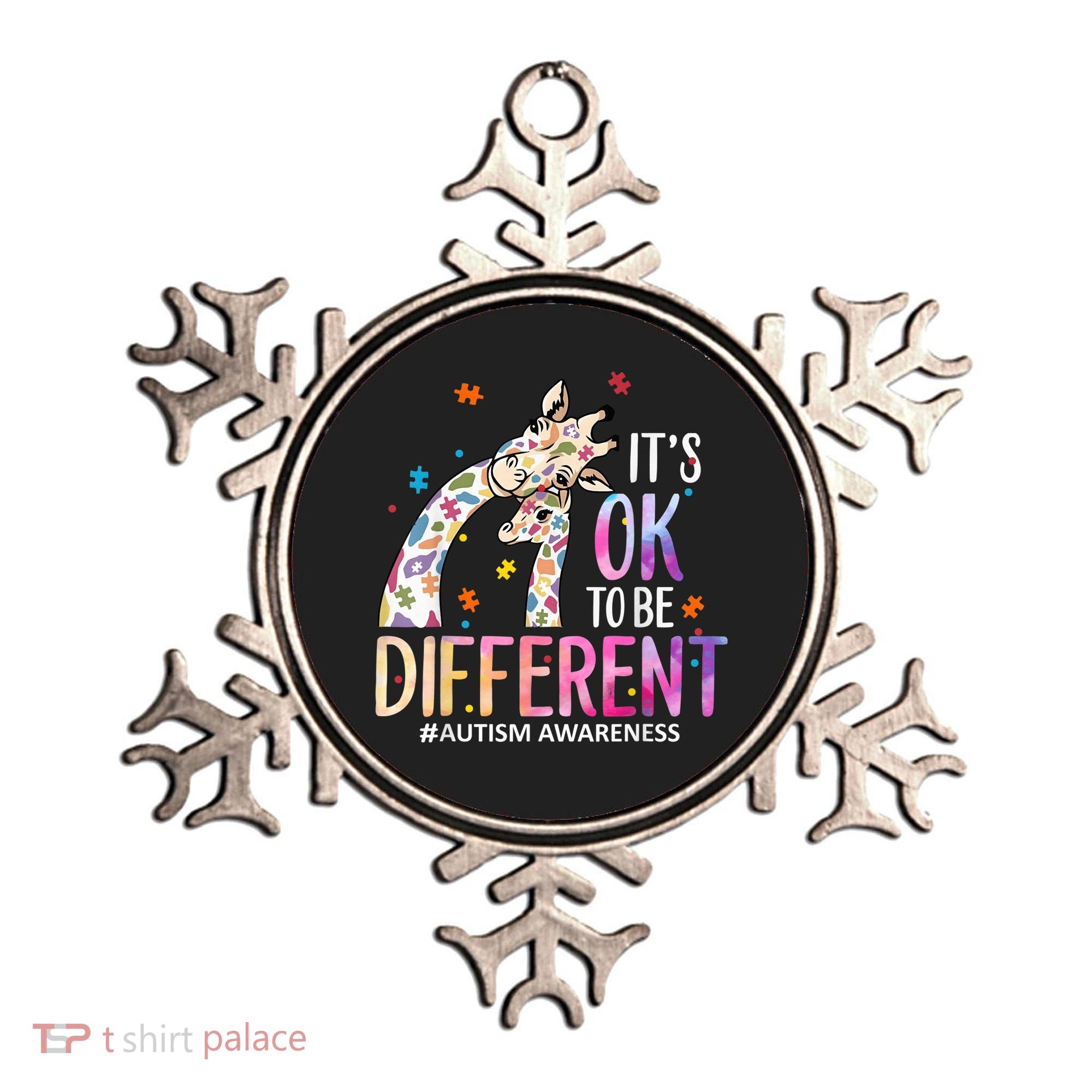 Its Ok To Be Different Autism Awareness Acceptance Be Kind Ornament