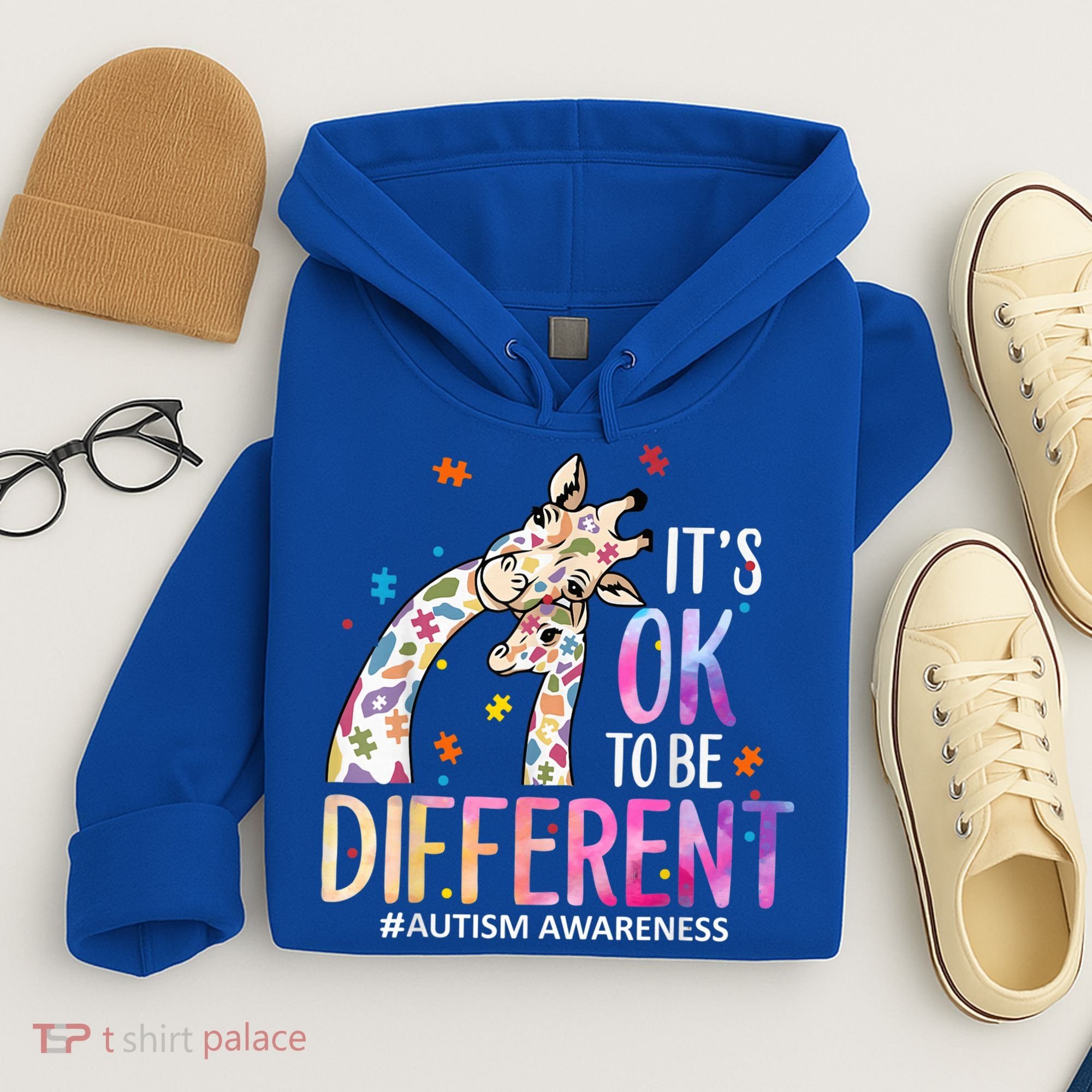 Its Ok To Be Different Autism Awareness Acceptance Be Kind Hoodie
