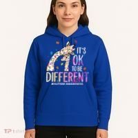 Its Ok To Be Different Autism Awareness Acceptance Be Kind Hoodie thumb 5