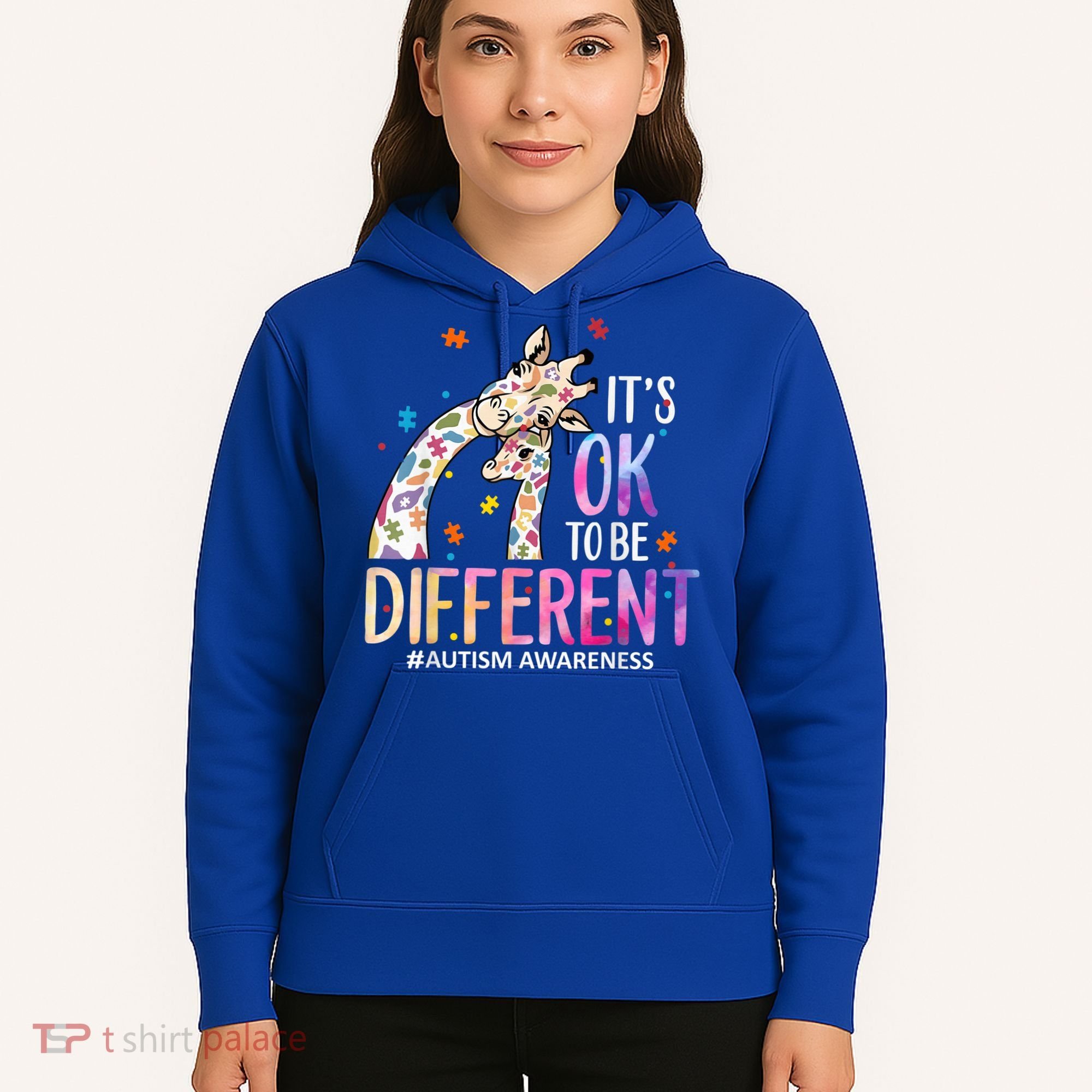 Its Ok To Be Different Autism Awareness Acceptance Be Kind Hoodie
