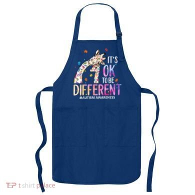 Its Ok To Be Different Autism Awareness Acceptance Be Kind Apron