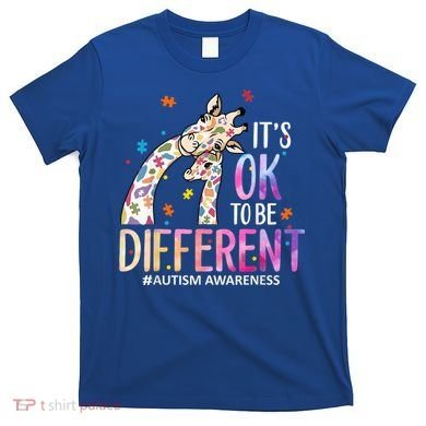 Its Ok To Be Different Autism Awareness Acceptance Be Kind T-Shirt