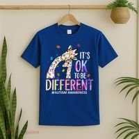 Its Ok To Be Different Autism Awareness Acceptance Be Kind T-Shirt thumb 2