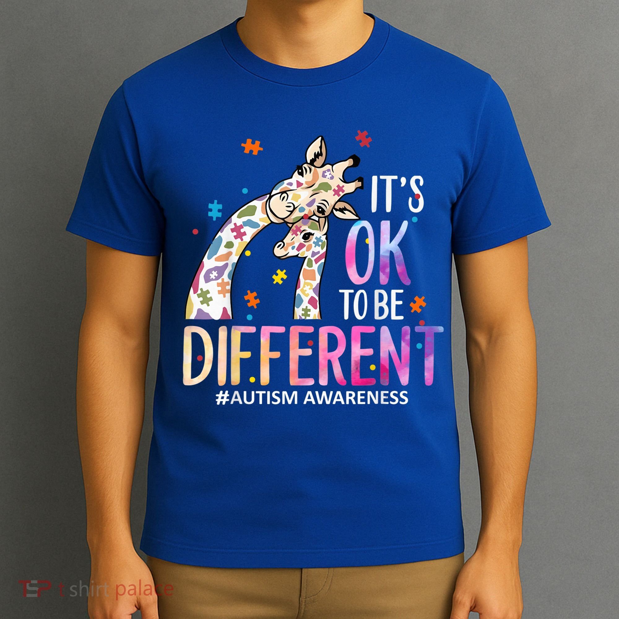 Its Ok To Be Different Autism Awareness Acceptance Be Kind T-Shirt