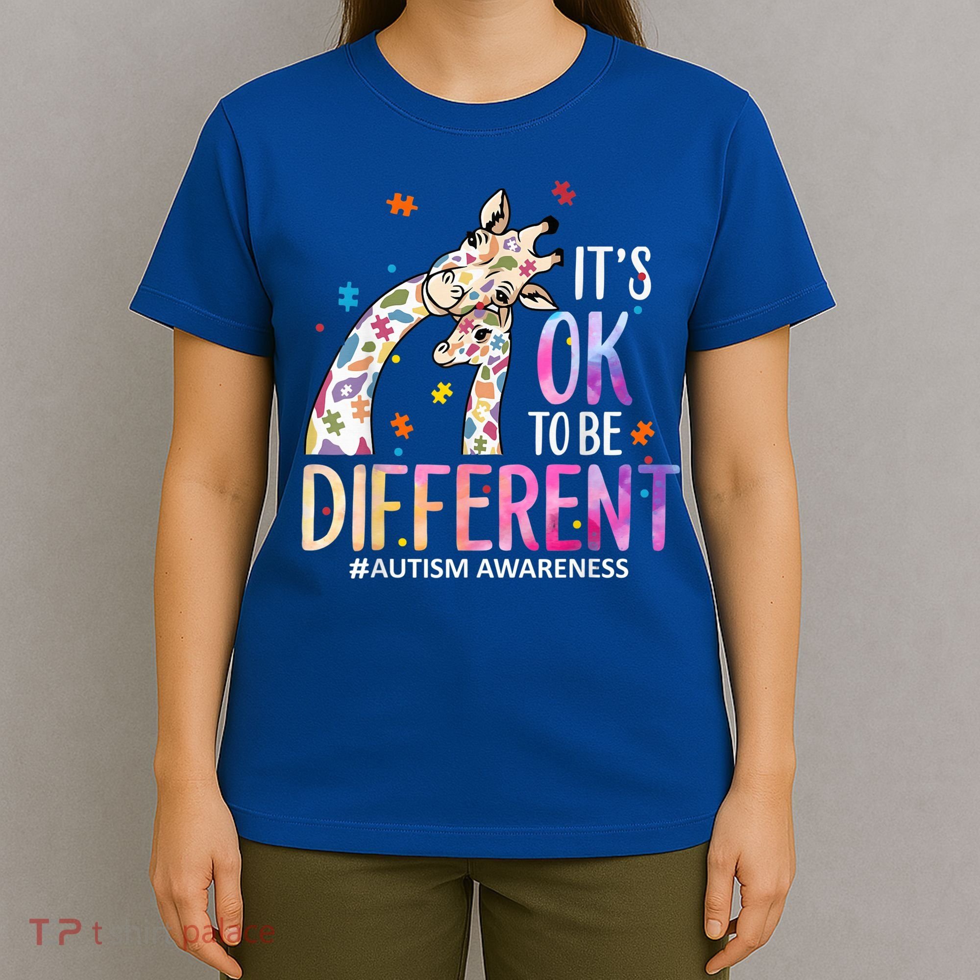 Its Ok To Be Different Autism Awareness Acceptance Be Kind T-Shirt