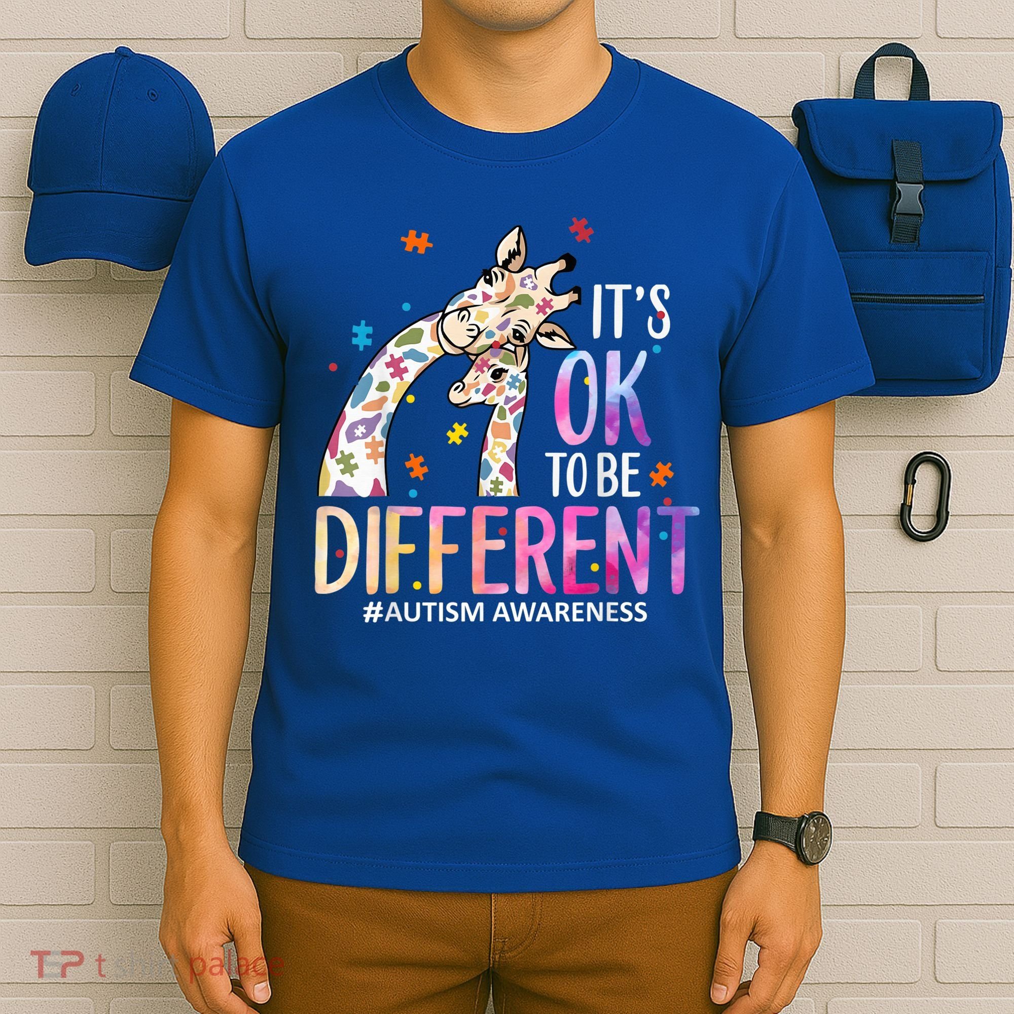 Its Ok To Be Different Autism Awareness Acceptance Be Kind T-Shirt