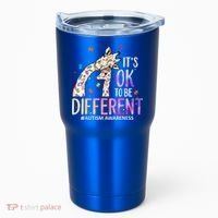 Its Ok To Be Different Autism Awareness Acceptance Be Kind Tumbler thumb 0