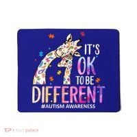 Its Ok To Be Different Autism Awareness Acceptance Be Kind Mousepad thumb 0