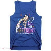 Its Ok To Be Different Autism Awareness Acceptance Be Kind Tank Top thumb 0