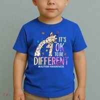 Its Ok To Be Different Autism Awareness Acceptance Be Kind Toddler T-Shirt thumb 2