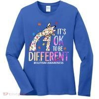 Its Ok To Be Different Autism Awareness Acceptance Be Kind Women's Long Sleeve Shirt thumb 0