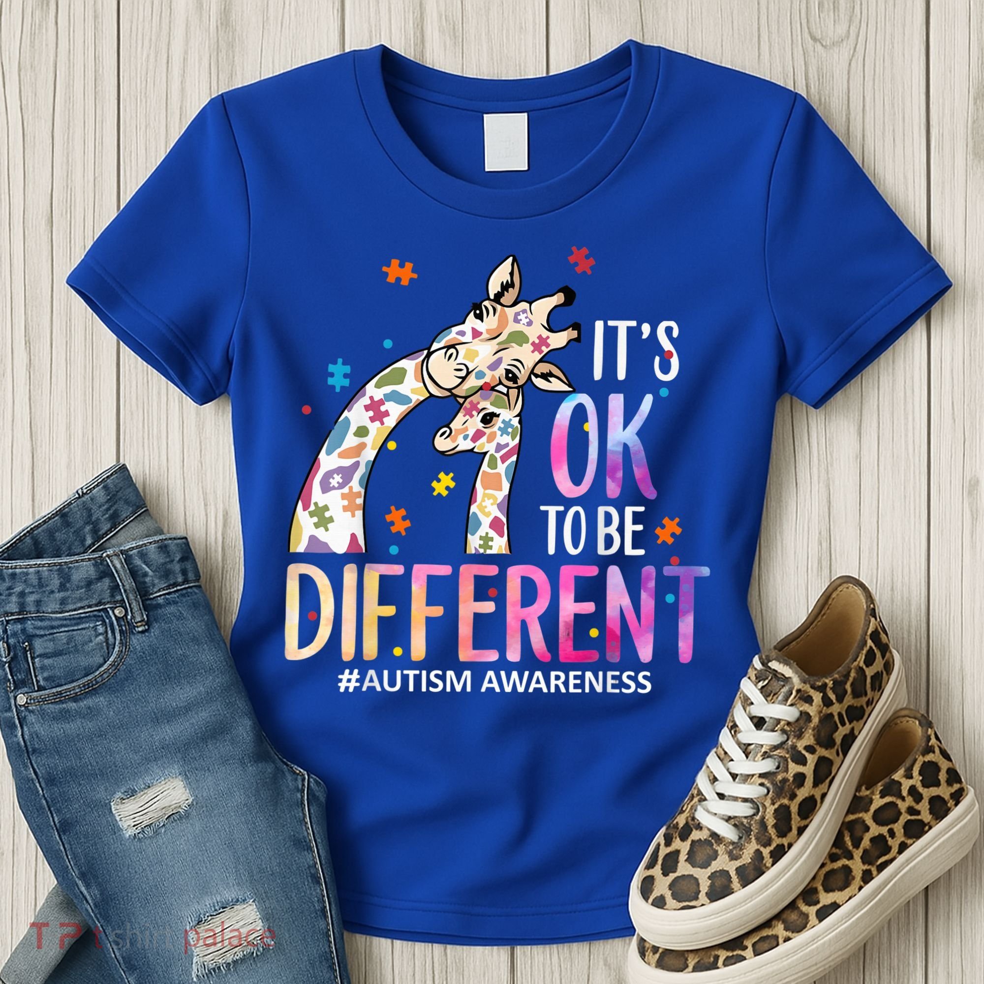 Its Ok To Be Different Autism Awareness Acceptance Be Kind Women's T-Shirt