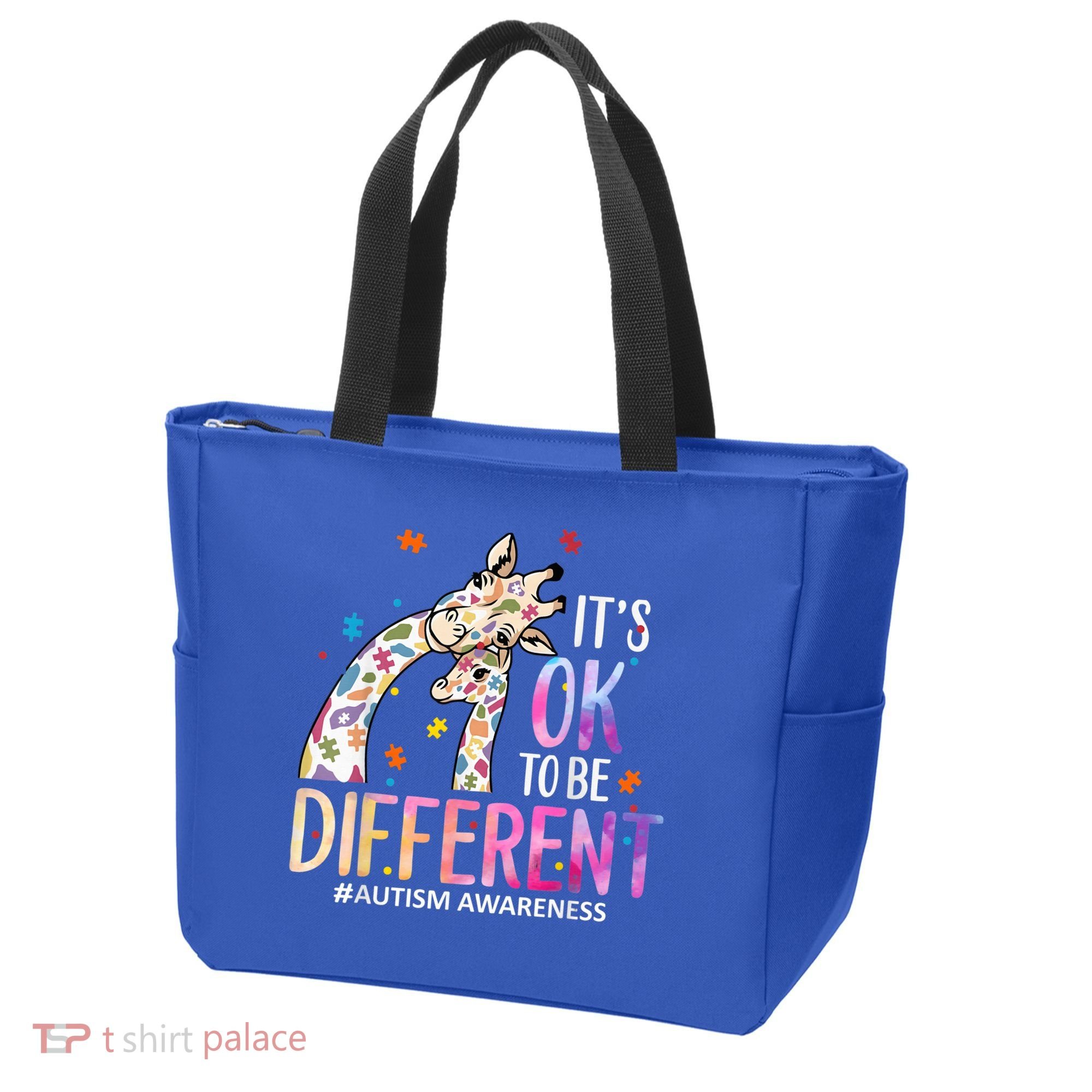 Its Ok To Be Different Autism Awareness Acceptance Be Kind Tote Bag